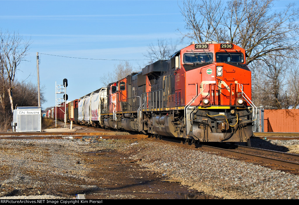 CN 2936 Spaulding Junction Crossing